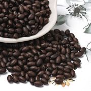 Непрозрачные цветные стеклянные бусины SEED-F006-02A-04
