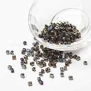 Позолоченные стекло бисер SEED-R026-C02