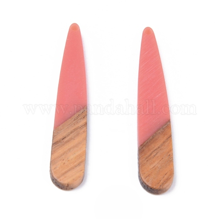 Подвески из смолы и ореха X-RESI-S358-40S-1