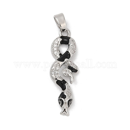 Латунные микро проложить кубического циркония подвески KK-R221-01P-03-1