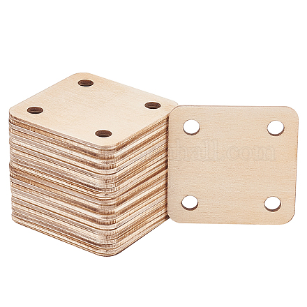 Деревянная доска для вязания крючком WOOD-WH0034-29-1