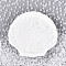 Transparent Frosted Colours Glass Seed Beads, Donut, WhiteSmoke, 4.1x2.2~2.8mm, Hole: 1~1.2mm, about 9000pcs/pound
