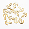 201 Stainless Steel Charms, Anchor, Real 18K Gold Plated, 12x9x1mm, Hole: 1.2mm