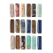Natural Mixed Gemstone Cabochons, Rectangle, 26x8x3.5mm
