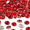 Preciosa® MAXIMA Crystal Fancy Stones, Czech Crystal, 435 12 601 Oval, Dura Foiling, 90070 Light Siam, 8x6mm
