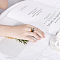 Roman Numerals 304 Stainless Steel & Crystal Rhinestone & Natural Shell Finger Rings, Multi-color, US Size 8(18.1mm)