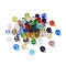 K9 Glass, Imitation Austrian Crystal Beads, Grade AAA, Faceted, Cornerless Cube Beads, Mixed Color, 6x5.5x5.5mm, Hole: 0.7~0.9mm