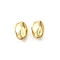 Brass Beads, Nuggets, Lead Free & Cadmium Free, Lasting Plated, Real 18K Gold Plated, 8x6x4mm, Hole: 1mm