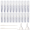 GORGECRAFT 32Pcs 2 Styles Perfume Sample Bottles 2ml 3ml Perfume Spray Bottle Mist Atomizer Clear Perfume Sample Vials Fragrance Bottle With Funnel And Dropper for Travel Party Makeup Tool