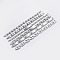 Tarnish Resistant 201 Stainless Steel Bracelets, with Watch Band Clasps, Stainless Steel Color, 7-7/8 inch(200mm)~9 inch(230mm), 10~13x2~5mm
