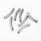 Tarnish Resistant 304 Stainless Steel Tube Beads, Stainless Steel Color, 35x5mm, Hole: 4mm