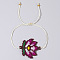 Exquisite Handmade Beaded Lotus Bracelet with Chinese Style Design