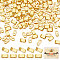2 Strands Electroplated Non-magnetic Synthetic Hematite Multi-Strand Links Strands, Grade AA, Rectangle, Long-Lasting Plated, Real 24K Gold Plated, 4.5x2x2.5mm, Hole: 1mm, about 181pcs/strand, 16.29 inch(41.4cm)