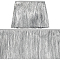 Polyester Tassel Ribbon, Fringe Ribbon, Clothing Ornament, Silver, 7-3/4 inch(198mm), about 10.94 Yards(10m)/Bundle