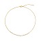 Cubic Zirconia Column Pendant Necklace with Brass Cable Chains, Golden, 13.78 inch(35cm)