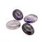 Natural Gemstone Cabochons, Oval, Amethyst, 30x22x6~8mm
