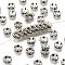 Brass Grade A Crystal Rhinestone Spacer Beads, Cadmium Free & Lead Free, Waves Edge, Rondelle, Platinum, 8x3.5mm, Hole: 1mm