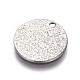 Подвески из текстурированной нержавеющей стали 304 STAS-I098-01-15mm-P-2