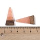 Подвески из смолы и дерева WOOD-F015-03G-3