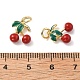 Латунь эмаль подвески KK-V014-02G-3