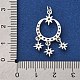 Латунные микро проложить кубического циркония подвески KK-D378-14S-3