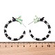 Серьги-гвоздики из сплава дракона EJEW-R011-02P-5
