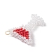 Подвески из стеклянных бусин для вина PALLOY-MZ00551-4