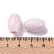 Двухцветные бусины лэмпворк ручной работы LAMP-K042-01F-3