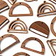 18шт 3 стильные подвески из орехового дерева WOOD-LS0001-43-4