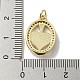 Латунные микро проложить кубического циркония подвески KK-H457-01G-03-3