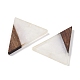Подвески из смолы и дерева WOOD-F015-06G-2