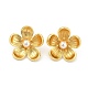 Серьги-гвоздики из латуни EJEW-S258-05G-3