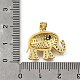 Латунные микро проложить кубического циркония подвески KK-Q066-27G-3