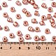 Стеклянные бусины с перламутровым эффектом для выпечки SEED-T008-03F-5