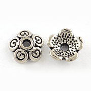 5 -petal тибетском стиле сплава крышки шарика TIBEP-R304-115AS-LF