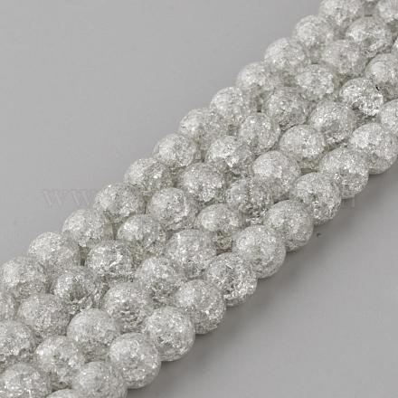 Синтетический хрустят кварц бисер пряди GLAA-S134-8mm-09-1
