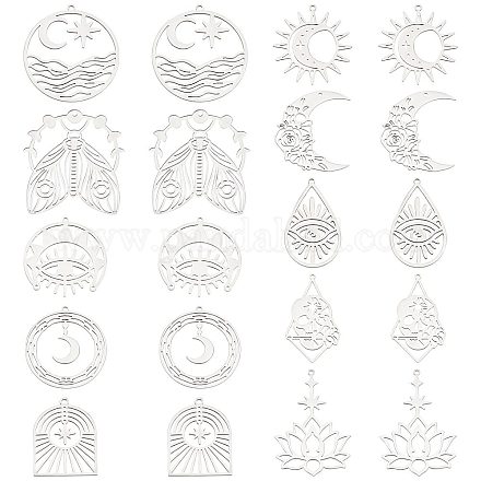 20 шт. 10 подвески из нержавеющей стали 201 STAS-SC0004-38-1