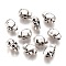 Tibetan Style Alloy Beads, Skull, Lead Free & Cadmium Free, Antique Silver, 10x5.7x6.5mm, Hole: 1.4mm