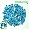 K9 Glass, Imitation Austrian Crystal Beads, Grade AAA, Faceted, Rondelle, Deep Sky Blue, 4x3mm, Hole: 0.7~0.9mm