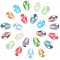 NBEADS 200 Pcs Crystal Tear Drop Glass Beads Faceted Teardrop Beads AB-Color Plated for DIY Jewelry Making Findings