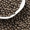 6/0 Glass Seed Beads, Opaque Colours Luster, Teardrop, Coffee, 4~5x4~4.5x3~4mm, Hole: 0.8~0.9mm, about 125pcs/10g