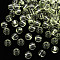 Transparent Acrylic Beads, Round, Light Yellow, 6x5mm, Hole: 1.8mm, about 4400pcs/500g