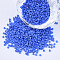 Baking Paint Cylinder Seed Beads, Uniform Size, Royal Blue, 1.5~2x1~2mm, Hole: 0.8mm, about 4000pcs/bag, about 50g/bag