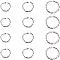UNICRAFTALE 120pcs 3 Sizes 6mm/8mm/10mm Twisted Jumps Rings 304 Stainless Steel Jump Rings Open Jump Ring Connectors O Rings for DIY Bracelet Necklaces Jewelry Craft Making