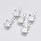 Tarnish Resistant 201 Stainless Steel Charms, Guitar, Stainless Steel Color, 12x6.5x0.8mm, Hole: 1mm