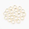 Jewelry Findings, Brass Jump Rings, Cadmium Free & Nickel Free & Lead Free, Open Jump Rings, Golden, 12x1.2mm, Inner Diameter: 9.6mm, about 303pcs/100g
