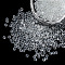 Glass Seed Beads, Transparent Colours, For Nail Art Decoration, No Hole/Undrilled, Round, Clear, 2~2.5mm, about 450g/bag