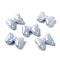 Gradient Color Opaque Acrylic Beads, Bowknot, Light Steel Blue, 28x20.5x10mm, Hole: 2.5mm