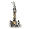 Viking 304 Stainless Steel Pendants, Thor's Hammer with Valknut Charm, Antique Silver & Golden, 48.5x21.5x10.5mm, Hole: 8x3.5mm