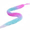 Transparent Gradient Color Glass Beads Strands, Faceted Round, Magenta, 2mm, Hole: 0.8mm, about 160~178pcs/strand, 13.58 ~14.17 inch(34.5~36cm)